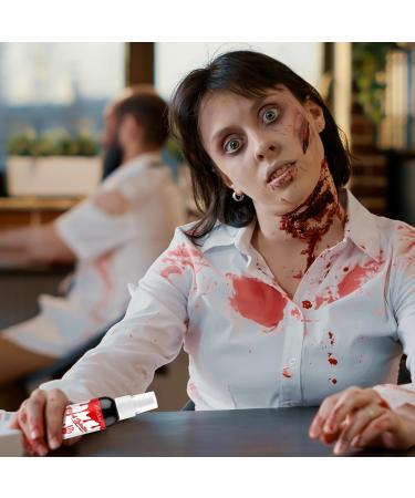 Buy Washable Halloween Blood Splatter Spray - Perfect for Zombie Vampire & Monster Costumes | 60ml Fake Blood for Pranks & Cosplay - Buy Online on GoSupps.com
