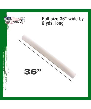 U.S. Art Supply 36 x 6 Yard Canvas Roll - 100% Cotton 7oz Unprimed Artist Painting - Buy Online on GoSupps.com