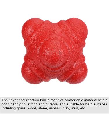 PATIKIL Bounce Reaction Ball - Agility Trainer for Speed and Coordination - Low Difficulty TPR Ball - Red - Buy Online on GoSupps.com