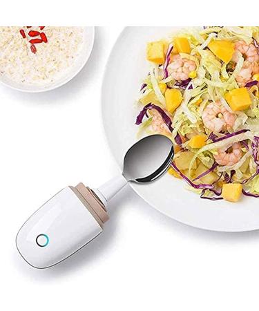 Smart Portable Spoon for Parkinson 360 Assisted Feeding Spoon with Replaceable Fork with Self Stabilizing for Disabled and Parkinson's or Tremor Sufferers - Buy Online on GoSupps.com