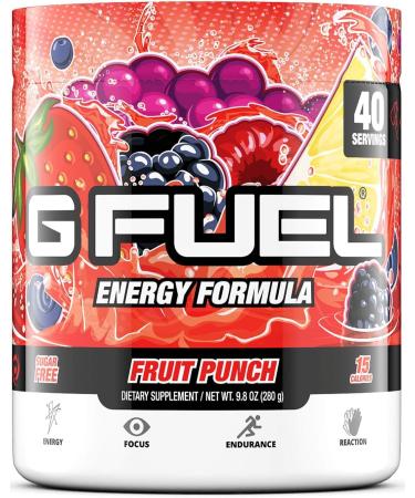 G Fuel Fruit Punch Tub (40 Servings) Elite Energy and Endurance Formula  9.8 oz(280g) - Buy Online on GoSupps.com