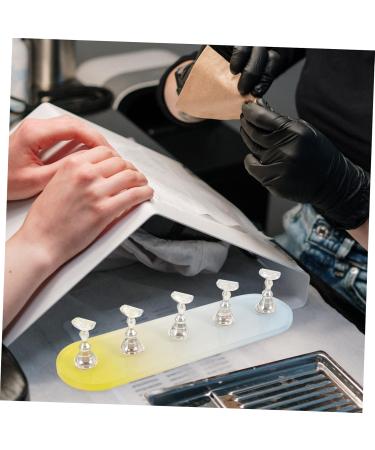 POPETPOP 3 Sets Nail Practice Holder Nail Art Practice Manicure Convenient Nail Racks Press on Nails Rack Fake Nails Decor Convenient Nail Stands Plastic Exercise Rack Oval - Buy Online on GoSupps.com