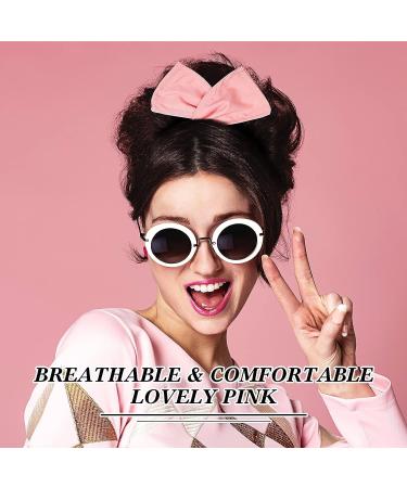 4 Piece Deft Hair Bun Maker Set - Black, White, Khaki, Pink Fabric French Hairstyle - Buy Online on GoSupps.com