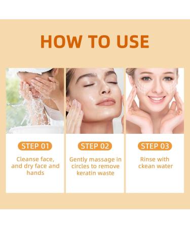 Orange Exfoliating Gel & Orange Enzymes Gel - Purifying Facial Scrub for Face/Body Deep Clean Pores & Moisturize Non-Abrasive Exfoliator for All Skin Types (2pc 2.12oz) 2pc 2 Fl Oz (Pack of 1) - Buy Online on GoSupps.com