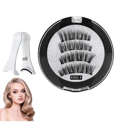 Generic False Eyelash with Eyeliner - False Eyelash Natural Looking Magnetic Eyelashes - Reusable No Glue False Lashes for Women Girlfriend Mother Wife - Buy Online on GoSupps.com