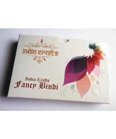 8 Combo Bindi Packs: Silver/Gold/Black/Multicolored Face Jewels - Bollywood Tika - Buy Online on GoSupps.com