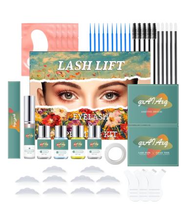 Saint Kang Lash Lift Kit Eyelash Perm Kit Eyelash Lift Kit Lash Extensions  Long-Lasting Curl  Professional Eyelash Curling Lash Extension Set Semi-Permanent Curling Perming Wave Home or Salon Use Flowers