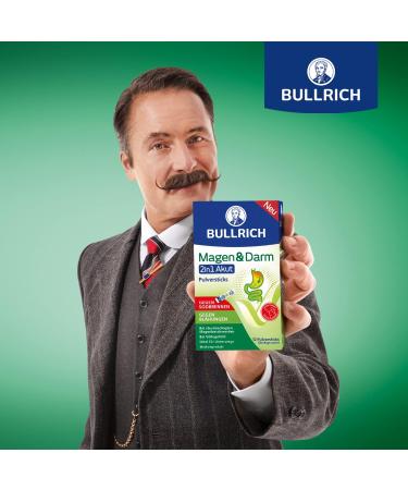 Bullrich Stomach & Darm 2in1 Akut - Vegan Relief for Heartburn & Flatulence | 12 Powder Sticks | Ideal for Travel - Buy Online on GoSupps.com