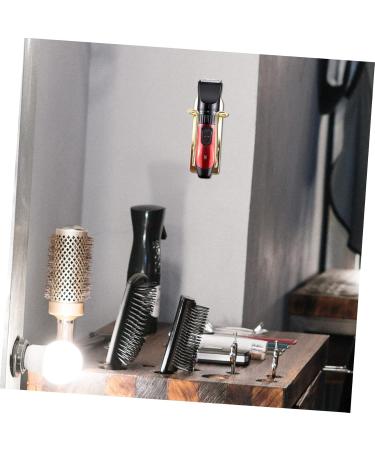 Housoutil Clipper Stand Beard Holder Barber Clippers Professional Hair Scissor Holder Hair Clipper Hair Trimmer Holder Barber Clipper Holder Fader Gem Stainless Steel 12.5x6cm Gloden - Buy Online on GoSupps.com