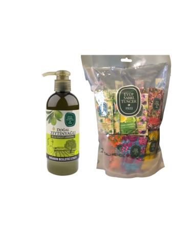 EYUP SABRI TUNCER Natural olive oil hand & body lotion 250 ml + Refreshing wipes mixed pack 100 pieces