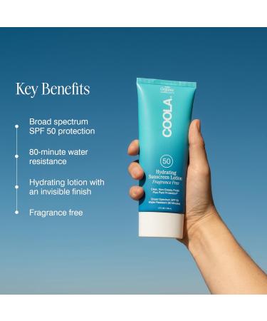  COOLA COOLA Classic Sunscreen Body Lotion SPF 50+ Fragrance Free 148 ml - Buy Online on GoSupps.com