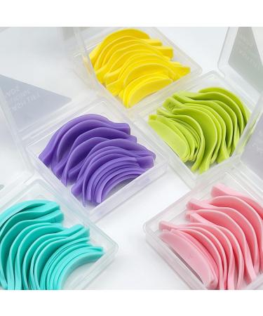 BLACKWINGS Eyelash Lash Lift Rods & Pads - 14 Piece Set | 7 Sizes for Upper & Lower Lashes | Pink - International Shipping Available - Buy Online on GoSupps.com