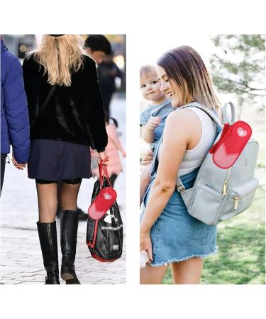 Pojagu EpiPen Medical Carry Case - Insulated Portable Medication Holder for EpiPens, Auvi-Q, and Asthma Inhaler - Red - Buy Online on GoSupps.com