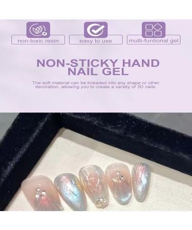3D Carving Gel Nail Carving Gel | 5 Colors Nail Designs Extension Gel | Non-stick Manicure Set with Carving Pen Soak UV/LED for a UT - Buy Online on GoSupps.com