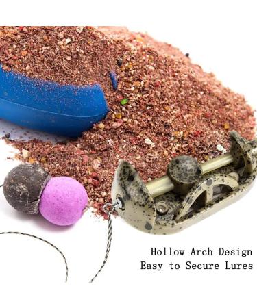 Flat Method Feeder Set - 5PC Inline Fishing Accessories with Bait Box | 20g 30g 40g 50g 60g Carp Feeder for Basic Fishing - Buy Online on GoSupps.com