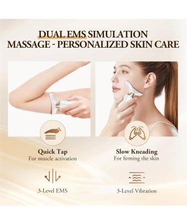 ANLAN 24K Gold Anti-Wrinkle Face Lifting Massage Red and Blue Light Beauty Skin Care Sensitive Skin - Buy Online on GoSupps.com