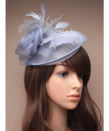 Arranview Jewellery Large silver grey sinamay fascinator on an aliceband - Buy Online on GoSupps.com