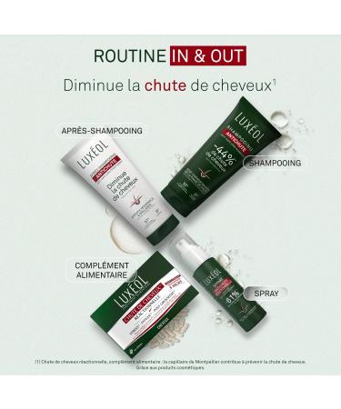 LUX OL - Chute De Cheveux R actionnelle - Aide Pr venir Chute De Cheveux Passag re - Stress Fatigue Post-Grossesse - Capillaire De Montpellier - Fabriqu En France - Programme 3 Mois - 90 G lules 3 mois G lules - Buy Online on GoSupps.com