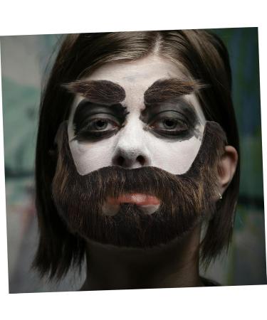 NULYLU 1 Set Beard Dress up Realistic Mustache Full Beard Mustache Beards for Costumes Beard Prop Plush - Buy Online on GoSupps.com