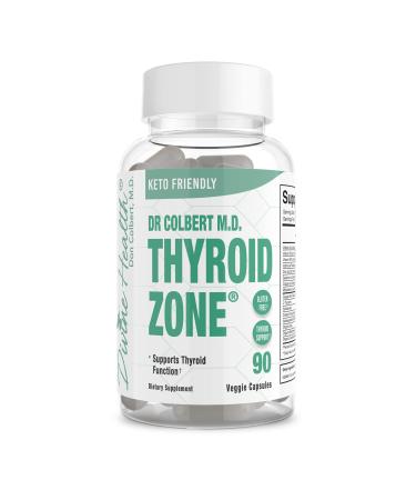Divine Health Dr.Colbert's Thyroid Zone Vitamins A, D3 and B12 Optimal Thyroid Hormone Production
