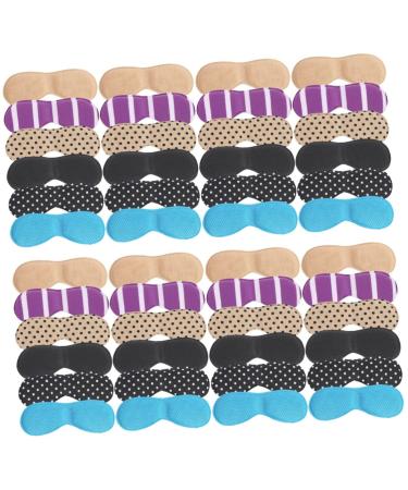 FOMIYES 24 Pairs High Heels Heel Stickers Heel Grips Cushions Heel Cushion Pads Comfortable Heel Liners Shoe Inserts Heel Inserts for Women for Loose Shoes Polyester Follow up Replaceable