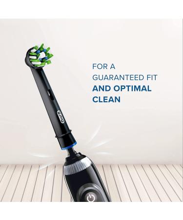 Oral-B Crossaction Black Edition Brush Heads - Cleanmaximiser Tech, Pack of 4 - Buy Online on GoSupps.com