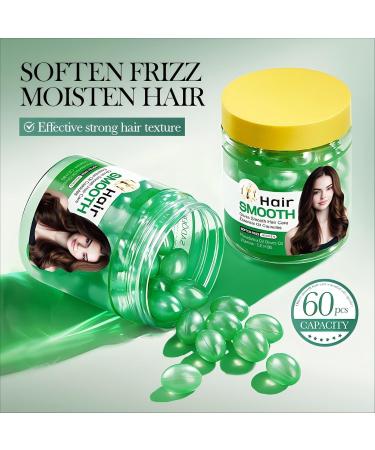 Olives Smooth Hair Care Essential Oil Capsules Hair Seum olive oil hair capsules light care oil without greasy shine for supple and fragrant hair - Buy Online on GoSupps.com