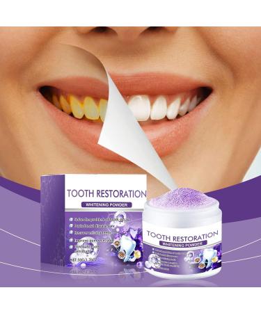  Esncddym Teeth Restoration Mineral Powder 2PCS Teeth Whitening Powder Mineral Tooth Powder Restoration Mineral Powder Effectively Strengthens Teeth And Gums Protect Gums And Breath - Buy Online on GoSupps.com