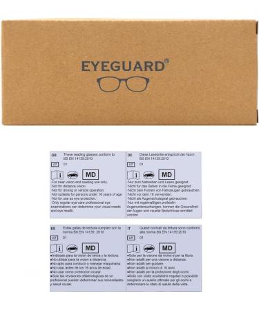 Shop EYEGUARD 4 Pack Stylish Reading Glasses for Women - Fashionable Eyeglasses +4.00 Magnification (4 Colors) - International Shipping Available - Buy Online on GoSupps.com