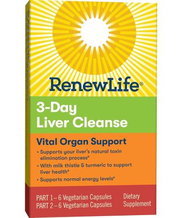 Renew Life Cleanse Adult 3-Day Liver Cleanse Dietary Supplement 2-Part 3-Day Program - Buy Online on GoSupps.com