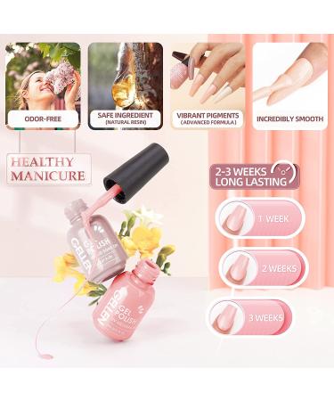 Gellen Gel Nail Polish Kit with 72W UV LED Light & 12 Colors - All-In-One Manicure Set with Nail Art Decorations & Tools - Buy Online on GoSupps.com
