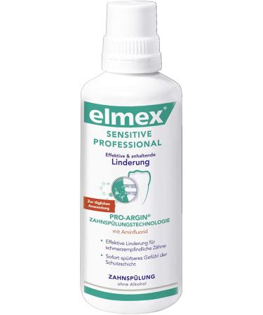 Elmex Sensitive Professional Toothwash - Pack of 4 (4 x 400ml) | Best Dental Care for Sensitive Teeth - Buy Online on GoSupps.com