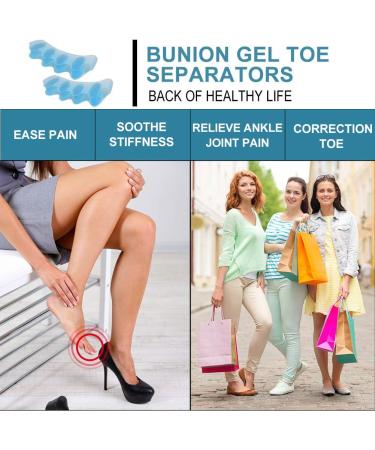 Bunion Corrector Kit for Hallux Valgus Toe Straightening and Relief - 7 Pcs Adjustable Splints and Separators for Hammer Toe - Men and Women - Buy Online on GoSupps.com