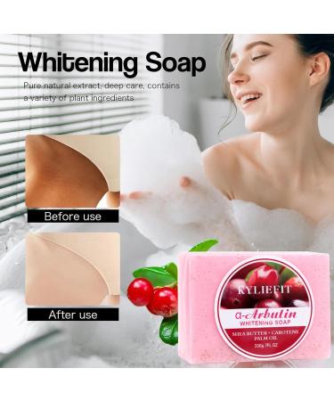 AILKE BOOST LUSTER Whitening Soap Bar Remove Dark Spots with Natural Shea Butter Carotene Palm Oil Gentle Enough for Face Body Hand Buttocks Sensitive Area Armpits 200 g Pack of 1 1 copy - Buy Online on GoSupps.com