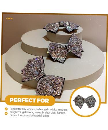 FRCOLOR Womens Hair Clips Rhinestone Butterfly Clip spring rhinestone girls claw for girls clip for women girls headwear Bowknot Barrette Bowknot Hair Clip - Buy Online on GoSupps.com