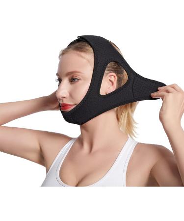 Shuyelianxin123 Anti Snoring Chin Strap - Comfortable Sleep Aid for Men & Women - Stop Snoring Device for Better Sleep - Black - Buy Online on GoSupps.com