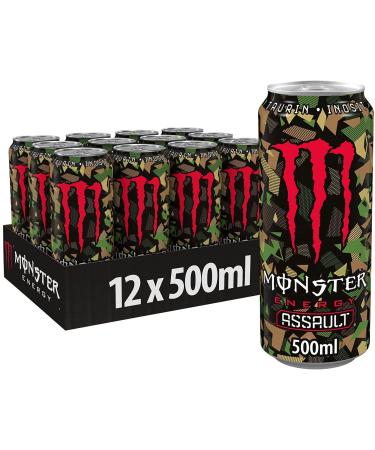 Monster Energy Assault Cans 500 ml Pack of 12