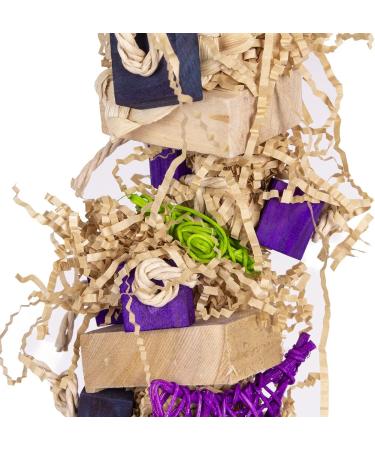 HappyBird Purple Shreddy Toy | Eco-Friendly Shredding Toy for Birds | Happy Nature International Shipping - Buy Online on GoSupps.com
