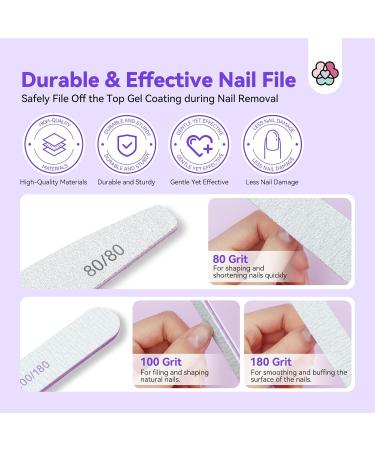 SAVILAND Acetone Nail Polish Remover Kit | Gel Remover Cuticle Oil & Nail Buffer Tools for Quick Acrylic Removal | 8.45 Oz - Home Salon Essential - Buy Online on GoSupps.com