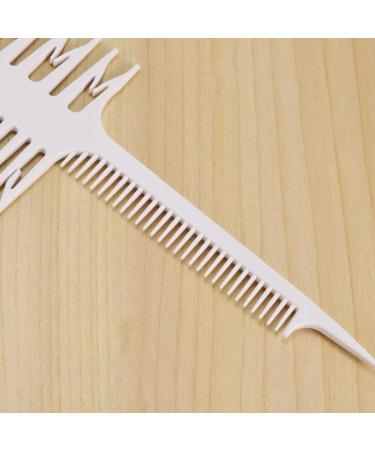 Sujhyrty Hair Dye Set Hair Highlight Set Hair Dye Mixing Bowl Hair Coloring Hair Comb-White - Buy Online on GoSupps.com