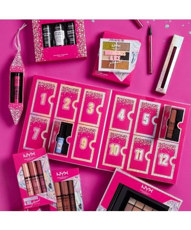 NYX PROFESSIONAL MAKEUP Diamonds & Ice 12 Day Lipstick Advent Calendar - International Shipping Available - Buy Online on GoSupps.com