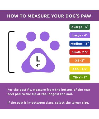PAWZ 1055 PAWC-L Dog Boots - Durable Waterproof & Comfortable for All Breeds | Shop Internationally - Buy Online on GoSupps.com