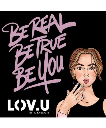 Parsa Beauty Lov.U Nail Scissors - Precision Stainless Steel Nail Cutter for Fingernails & Toenails (Black) - Bent Design for Optimal Use - Buy Online on GoSupps.com