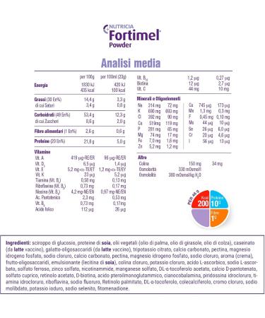  Nutricia FORTIMEL POUDRE NEUTRO 335G - Buy Online on GoSupps.com
