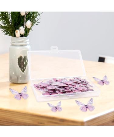 Shop Alegre 72 Edible Butterflies Cupcake Toppers | Purple Cake Decor for Birthdays Weddings & Baptisms - Buy Online on GoSupps.com