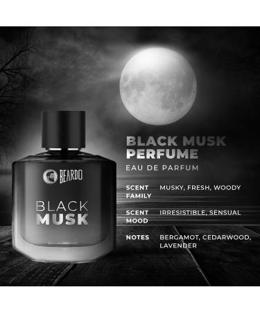 Be'ardo Black Musk Eau De Parfum for Men | Musky Woody Perfume for Men Long Lasting | Gift for men | Mens Perfume | 100ml - Buy Online on GoSupps.com