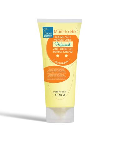 Blue & Navy Bretania - Pro Stretch Mark Cream | Preventive & Repair | Natural | Clinically Tested | Pregnancy & Postpartum | Fast 200 ml