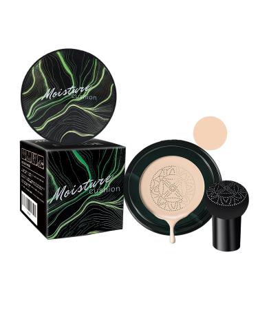 BB Cr me Mushroom Cushion - Fond de teint hydratant au fini doux comme un b b dot d'une membrane biomim tique lastique adapt aux peaux sensibles (Ivoire/Naturel/Fonc ). Ivory