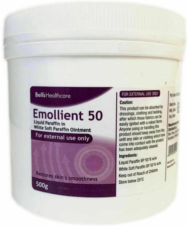 Emollient 50 Liquid Paraffin In White Soft Paraffin Ointment - 500g - Buy Online on GoSupps.com