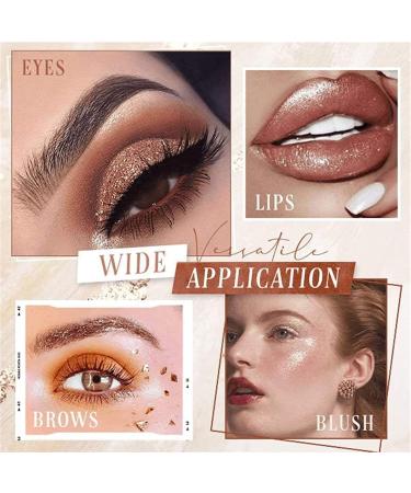 Waterproof High-Gloss Eye Shadow Pen Eyeshadow Stick Shimmer Eyeshadow Pencil Ultra Pigmented and Long Lasting Cream Eye Shadow Pen - (2# Champagne) - Buy Online on GoSupps.com